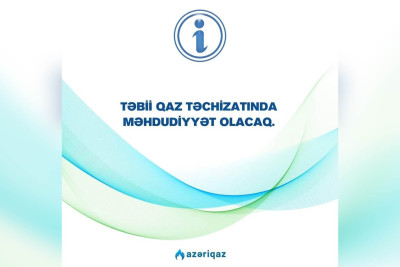 Xaçmaz: Qaz təminatında fasilə yaranıb