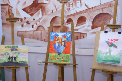 Quba: 65 şagird “Zəfər” Festival-Müsabiqəsinin rayon mərhələsində iştirak edib