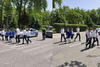 İsmayıllıda məktblilər yol hərəkətləri ilə tanış ediliblər