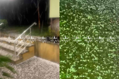 Şimal bölgəsinə dolu yağıb - VİDEO