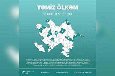 Xaçmaz və İsmayıllıda ekoloji aksiya keçiriləcək