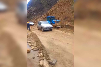 İsmayıllı: Lahıc yolunda hərəkət bərpa edilib