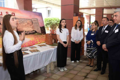 Xaçmaz: Dərzi qadın əl işlərini təqdim edib