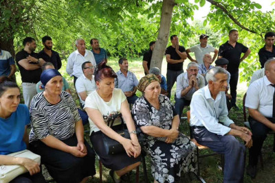 İsmayıllı: Nahid Bağırov Göytəpədə vətəndaşları qəbul edib