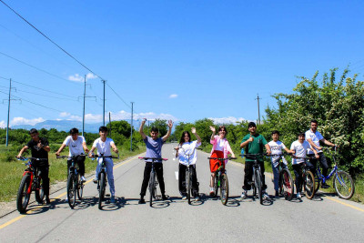 Qubada “Eco wheel” layihəsi keçirilib