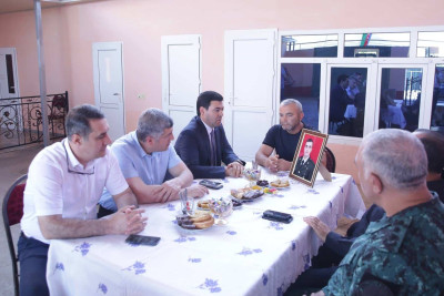 Xaçmaz: Mərhum Elvin Eyvazovun ailəsinə baş çəkilib