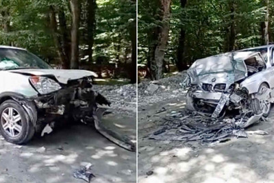 İsmayıllı-Qəbələ yolu: Sürücünün ayağı sınıb