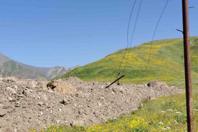 Qubanın dağlıq ərazisində torpaq sürüşüb