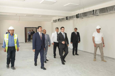 Xaçmazda yeni tikilən məktəb, demək olar, hazırdır