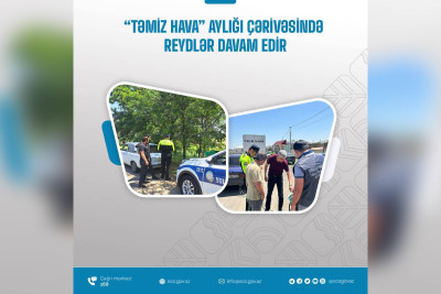 İsmayıllıda avtomobillər saxlanılaraq yoxlanılır