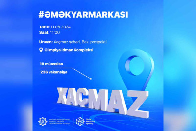 Xaçmaz: İşsiz və işaxtaranlar üçün əmək yarmarkası keçiriləcək