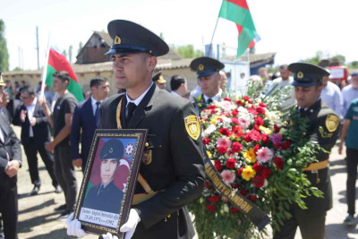 Xaçmazlı şəhid Adıgözəl Qasımov dəfn olunub