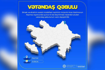 Vaxt dəyişdirilib: Anar Kərimov Xaçmazda sakinlərlə görüşəcək