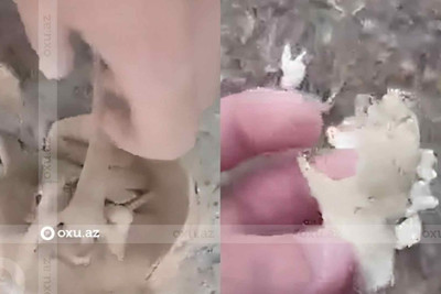 Xaçmazda qazıntı işləri zamanı insan sümükləri aşkarlanıb