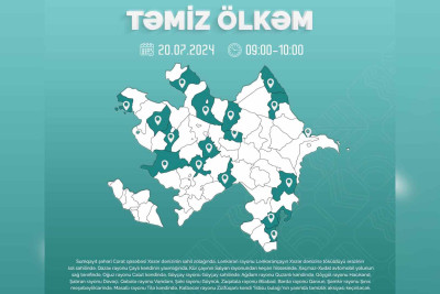Sabah Xaçmaz-Xudat yolunda təmizlik aksiyası təşkil ediləcək