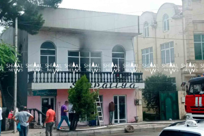 Xaçmaz: “Simpatiya”da yanğın olub - VİDEO