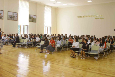 Quba: Məktəblilər Qarabağ Universitetinə qəbul qaydaları ilə bağlı maarifləndiriliblər