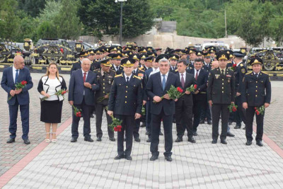 Qubada Polis İşçilərinin Peşə Bayramı Günü qeyd olunub