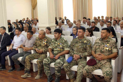 Qusarda şəhid ailələri və qazilərlə görüş keçirilib