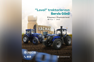Quba: Servis günündə traktorlara pulsuz xidmətlər göstəriləcək