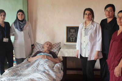 İsmayıllı: Milli Qəhrəman Ərəstun Mahmudovun anası müayinə olund