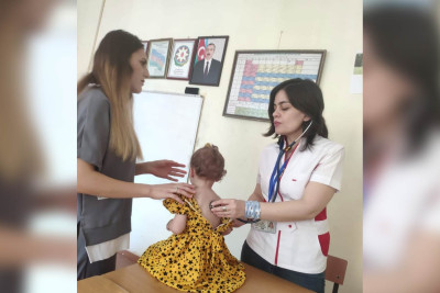 İsmayıllı: Cülyanda uşaqlar peyvəndləniblər