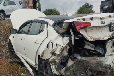 Ödənişli yolda qəza - 8 nəfər xəsarət alıb