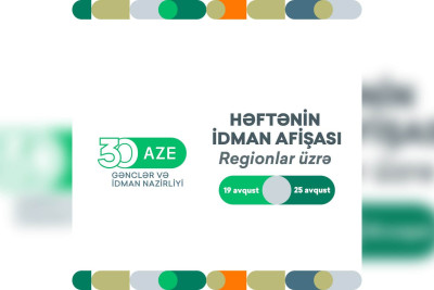 Şimal: Cari həfətnin idman tədbirlərinin cədvəlini təqdim edirik