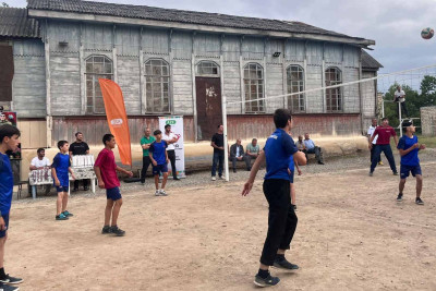 Quba: Şəhidin adına voleybol meydançası açılıb