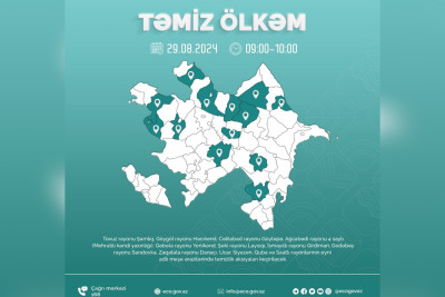 Şimal: Ekoloji aksiya keçiriləcək