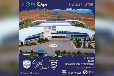 Futbol: “Şimal”ın ilk rəqibi “Göygöl” olacaq