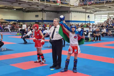 Qubalı gənc erməni idmançısını darmadağın edib