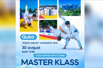 Dünya mükafatçısı Qubada cüdoçulara ustad dərsi keçirəcək