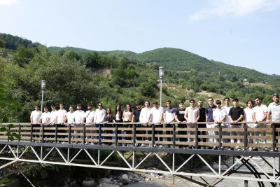 Qubalı gənc tələbələr doğma yurdlarında bir araya gəliblər