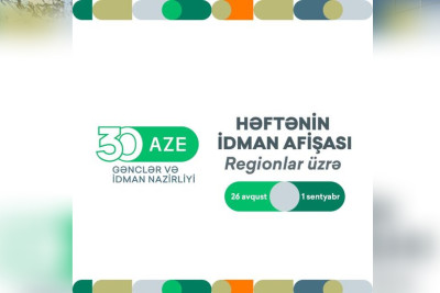 Şimal: Həftənin idman afişası açıqlanıb