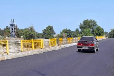 Qusarçay üzərindən keçən avtomobil körpüsü istifadəyə verildi