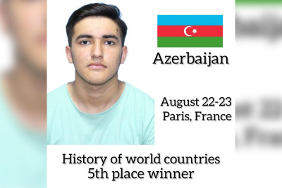 Şagirdimiz Fransada ölkəmizi uğurla təmsil edib