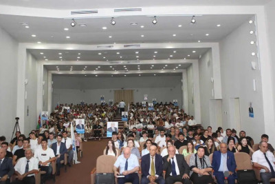 Xaçmazda deputatlığa namizəd görüş keçirib