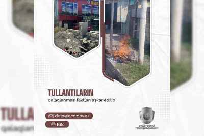 DETX: 2 müəssisə tullantıları qanunsuz utilizasiya edib