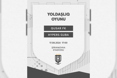 Şirvanovka stadionunda yoldaşlıq oyunu keçiriləcək