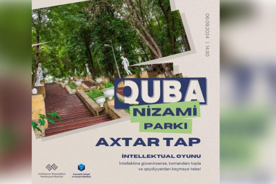 Quba şəhərində gənclər üçün intellektual oyun təşkil ediləcək