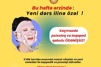 Psixoloji və nitq inkişaf mərkəzi ödənişsiz qəbul keçirəcək