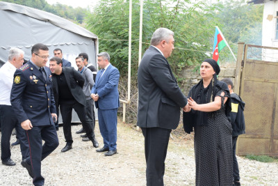 Bu gün şəhid Altun Əliyevin il mərasimi keçirilib