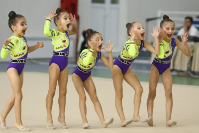 Balaca gimnastlar Qubada qələbələrini qeyd ediblər