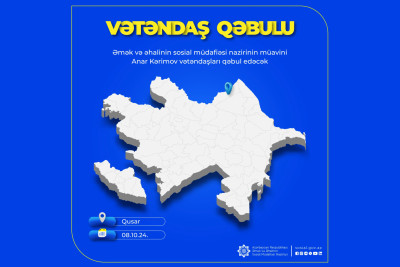 Nazir müavini Anar Kərimov Qusarda qəbul keçirəcək