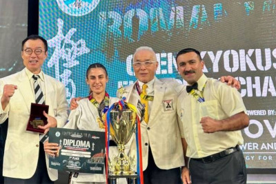 Qadın karateçimiz ilkə imza atıb