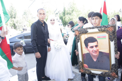 Xaçmazlı şəhidin qardaşı ailə qurub