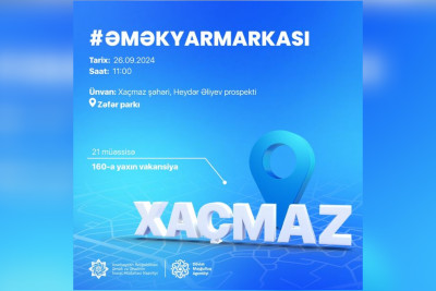 İş axtaranların nəzərinə: Xaçmazda əmək yarmarkası keçiriləcək