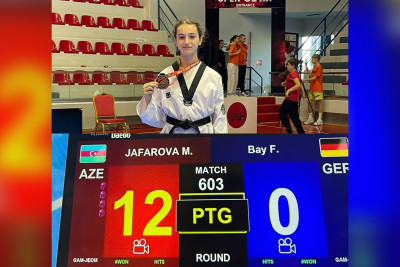 Qubalı qız beynəlxalq yarışda medal qazanıb