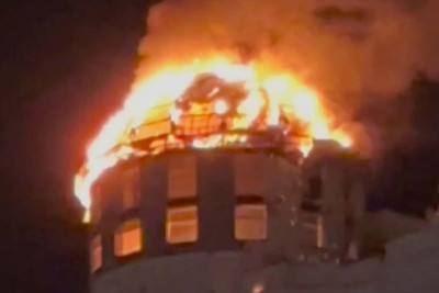 Şabranda yanğın baş verib